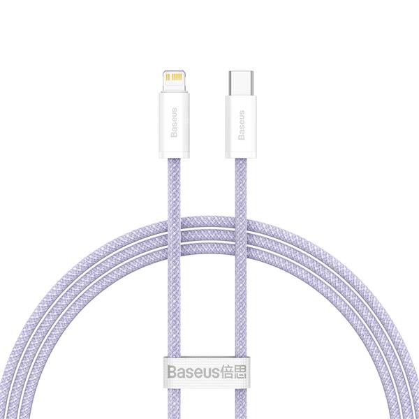 Baseus Dynamic 2 Series kabel do szybkiego ładowania USB-C - Lightning 20W 480Mb/s 1m fioletowy-2622134