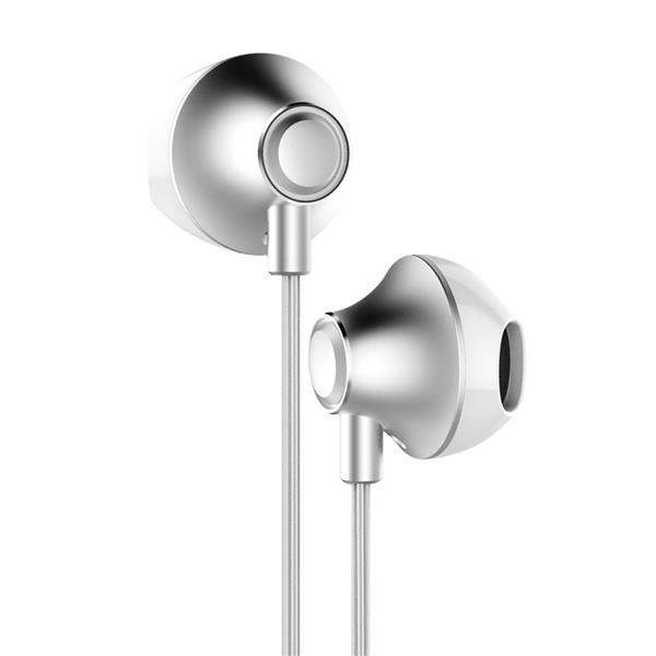 Baseus Encok H06 douszne słuchawki zestaw słuchawkowy z pilotem srebrny (NGH06-0S)-2141879
