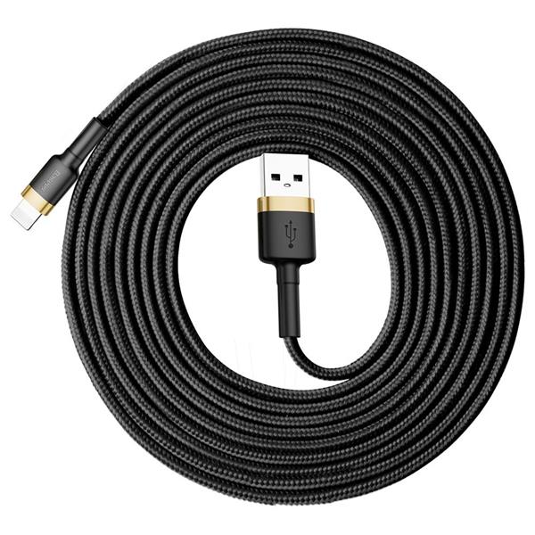 Baseus kabel Cafule USB - Lightning 3,0 m 1,5A złoto-czarny-2081339