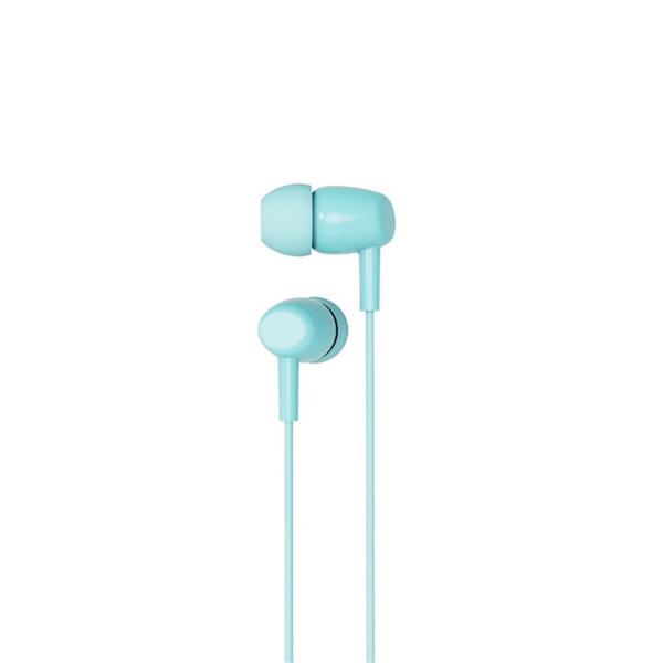 XO Słuchawki przewodowe EP50 jack 3,5mm dokanałowe zielone 1szt-2992195