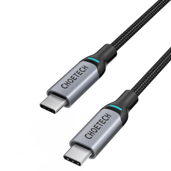 Choetech 2x kabel przewód USB Typ C - USB Typ C Power Delivery 100W 5A 1,8m czarny (MIX00073)-2247031