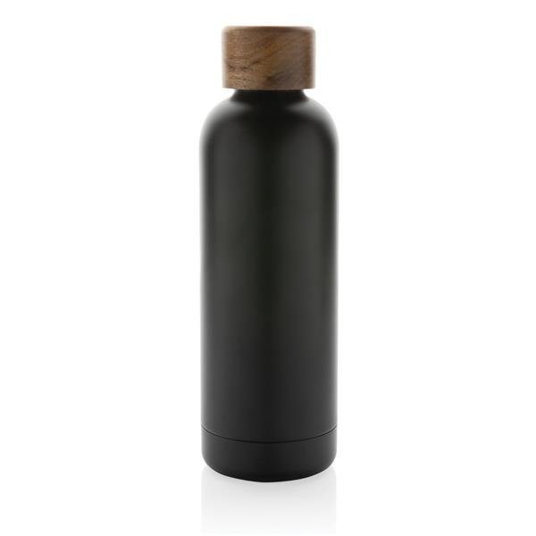 Butelka termiczna 500 ml Wood, stal nierdzewna z recyklingu-3087208