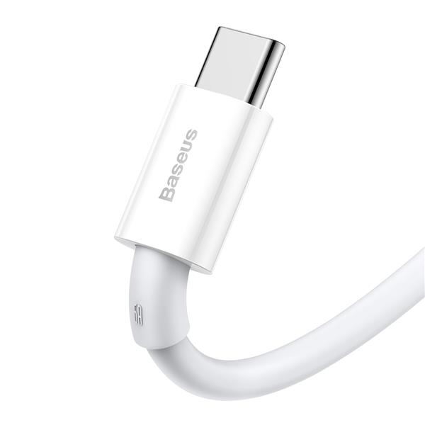 Baseus kabel Superior USB - USB-C 1,0 m biały 66W-2099784