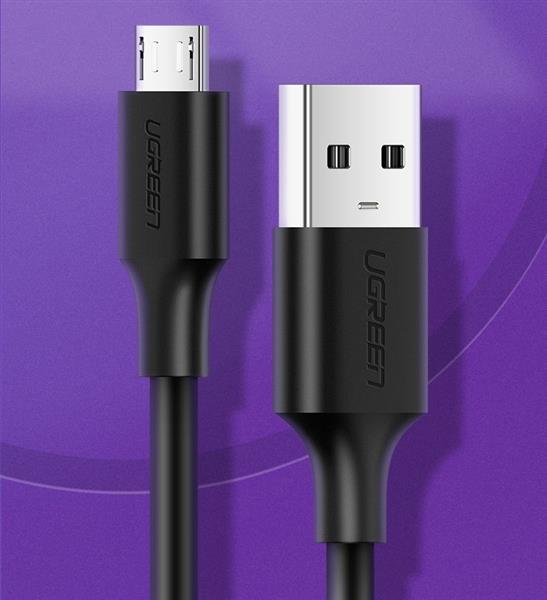 Ugreen kabel przewód USB - micro USB 2,4 A 480 Mbps 1,5 m czarny (US289 60137)-2170595