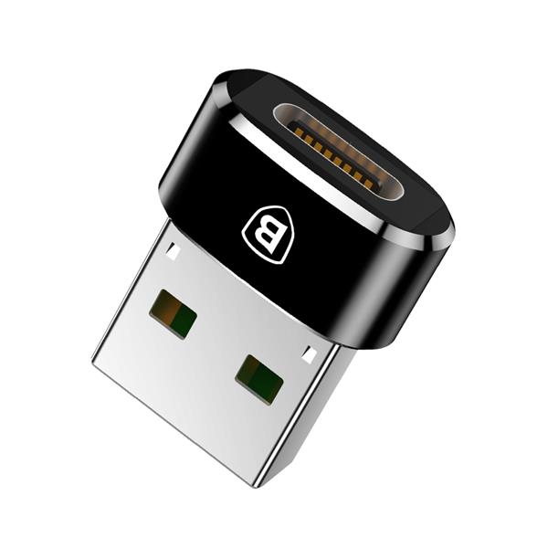 Baseus adapter przejściówka ze złącza USB Type-C na USB czarny (CAAOTG-01)-2138698