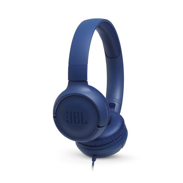 JBL słuchawki przewodowe nauszne T500 niebieske-1577581