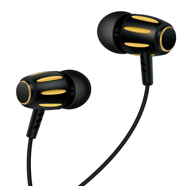 XO Słuchawki przewodowe S29 jack 3,5mm złote-1580954