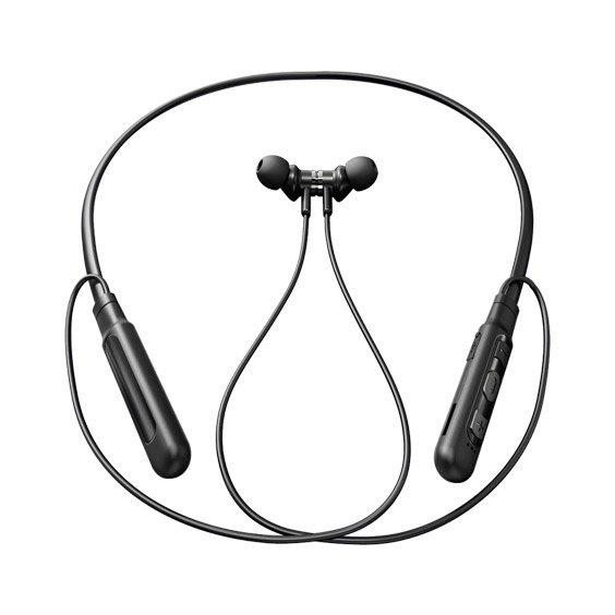 Proda Kamen dokanałowe bezprzewodowe słuchawki Bluetooth z pałąkiem na szyję czarny (PD-BN200 black)-2147453