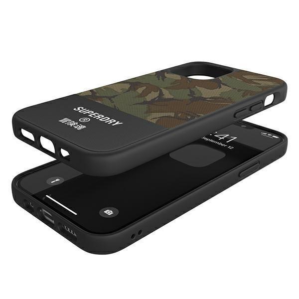 SuperDry Moulded Canvas iPhone 12/12 Pro Case moro/camo 42588-2285021