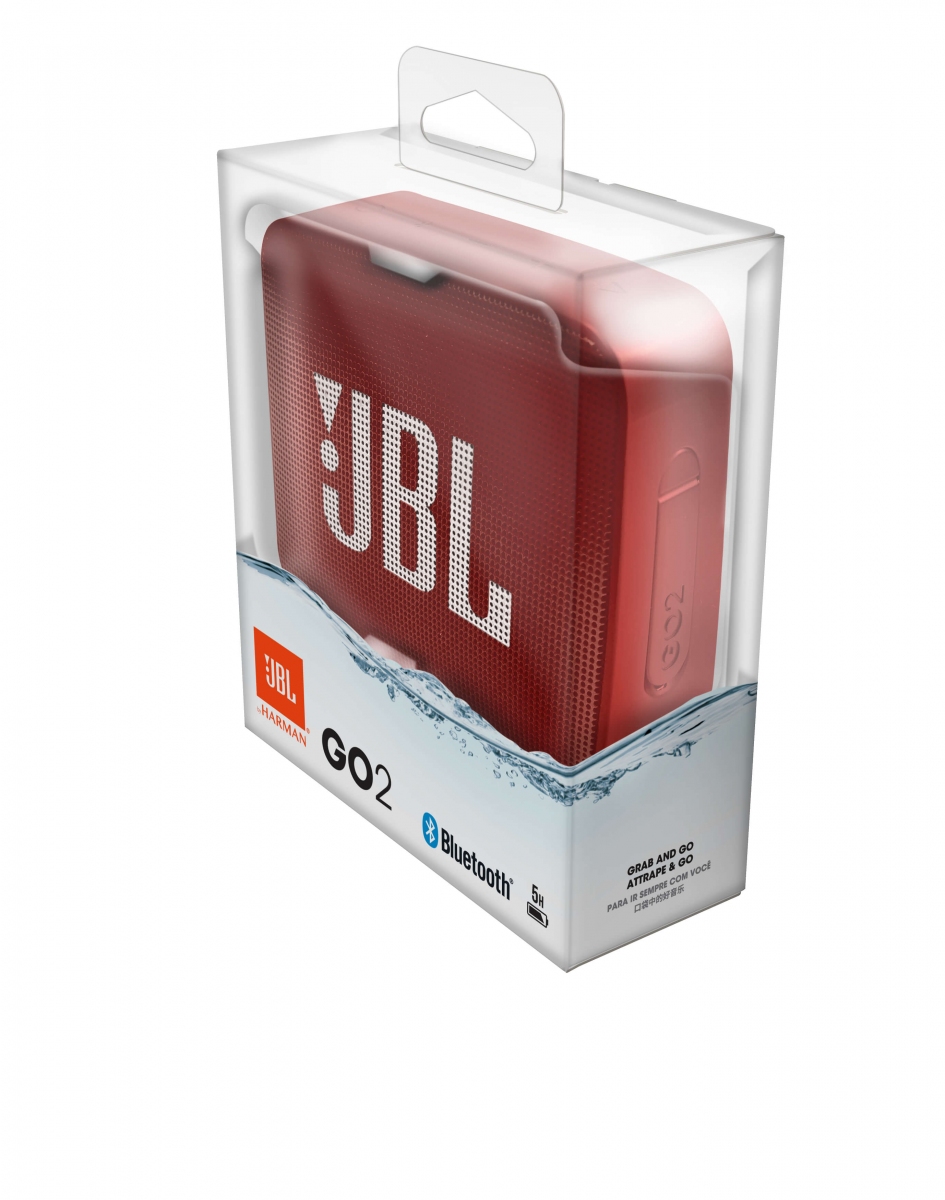 Głośnik Bluetooth JBL GO 2 czerwony