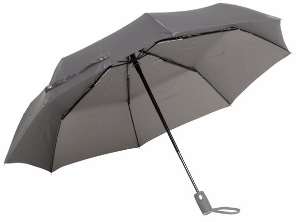 Automatyczny, wiatroodporny, składany parasol ORIANA, szary-2302983