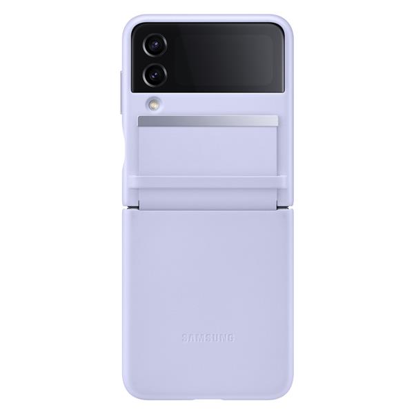 Samsung Flap Leather Cover skórzane etui do Samsung Galaxy Z Flip4 składana obudowa ze skóry fioletowy (EF-VF721LLEGWW)-2419088