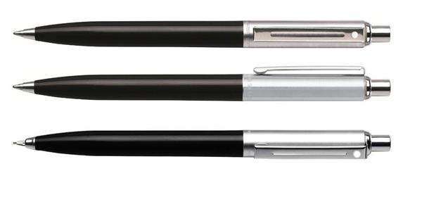 321 Zestaw (długopis i ołówek automatyczny) Sheaffer Sentinel czarny, wykończenia niklowane-3039918