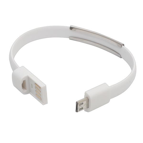 Zestaw słuchawki w etui z bransoletką USB, szary-3049298