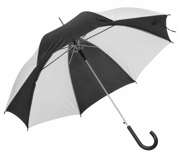 Automatyczny parasol DANCE, biały, czarny-2303068
