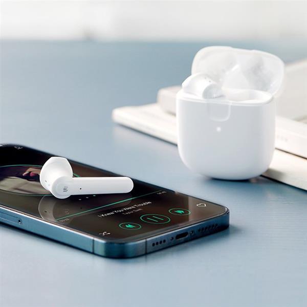 Ugreen HiTune T2 ENC dokanałowe wodoodporne bezprzewodowe słuchawki Bluetooth 5.0 biały (WS105)-2205718