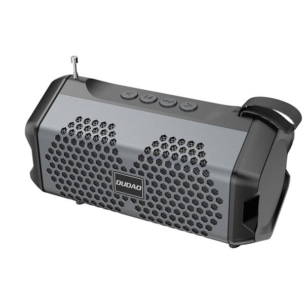 Dudao głośnik bezprzewodowy Bluetooth 5.0 3W 500mAh radio czarny (Y9s-black)-2242285