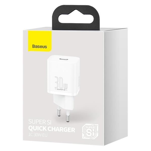 Baseus Super Si 1C szybka ładowarka USB Typ C 30W Power Delivery Quick Charge biały (CCSUP-J02)-2207890