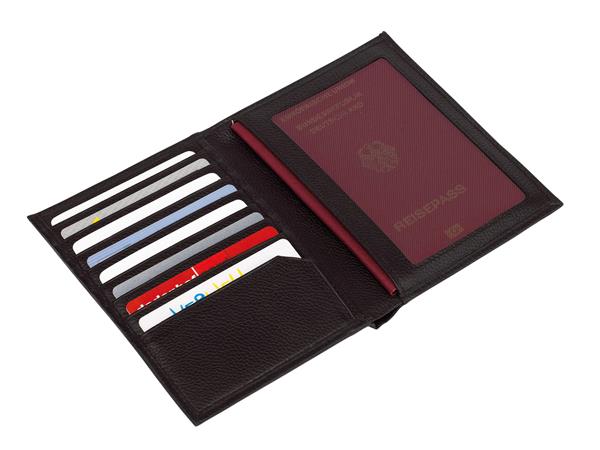 Etui na paszport VACATION, czarny-2304604