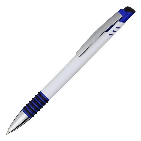 Długopis Joy, niebieski/biały-2549863