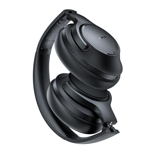 Acefast wokółuszne słuchawki bezprzewodowe Bluetooth 5.0 Hybrid ANC (aktywna redukcja szumów) wodoodporne IPX4 czarny (H1 black)-2270463