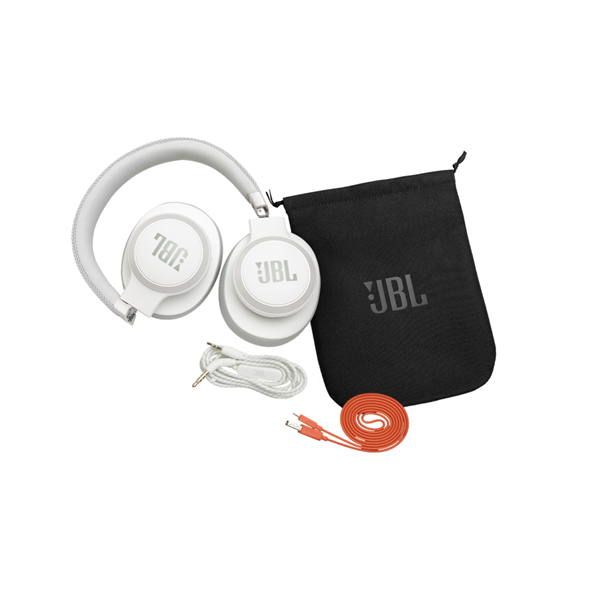 JBL słuchawki Bluetooth LIVE650BT NC nauszne białe z redukcją szumów -2098117