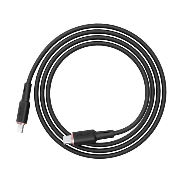 Acefast kabel MFI USB Typ C - Lightning 1,2m, 30W, 3A czarny (C2-01 black)-2269953