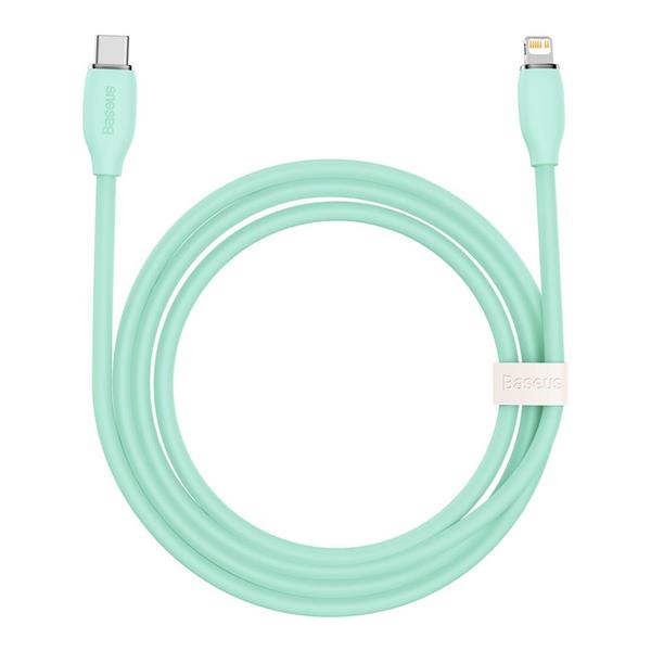 Baseus kabel Jelly Liquid PD USB-C - Lightning 2 m zielony 20W-3031789