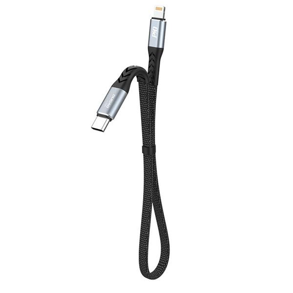Dudao L10P kabel USB Typ C - Lightning PD20W 0.23m czarny (L10P)-2288529
