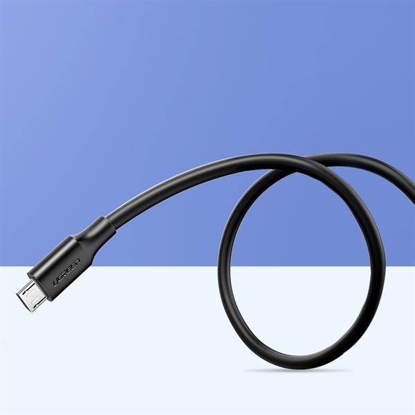 Ugreen kabel przewód USB - micro USB 2,4 A 480 Mbps 1,5 m czarny (US289 60137)-2170592