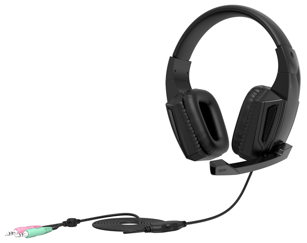 XO słuchawki przewodowe GE-01 jack 3,5mm nauszne czarne-2089832