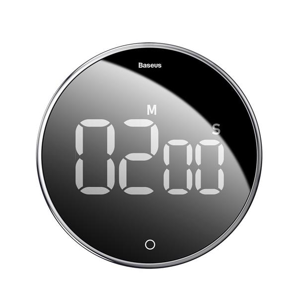 Baseus Heyo obrotowy minutnik czasomierz elektroniczny timer czarny (ACDJS-01)-2149172