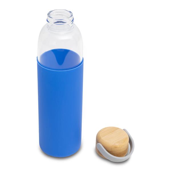 Szklana butelka Refresh 560 ml, niebieski-2549940