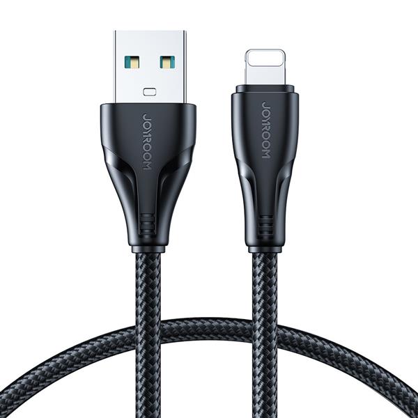 Joyroom kabel USB - Lightning 2.4A 0,25 m czarny (S-UL012A11)-2968534