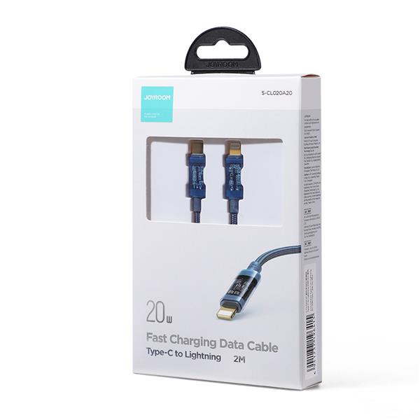 Joyroom kabel przewód USB Typ C - Lightning PD 20W 2m niebieski (S-CL020A20-blue)-2417581