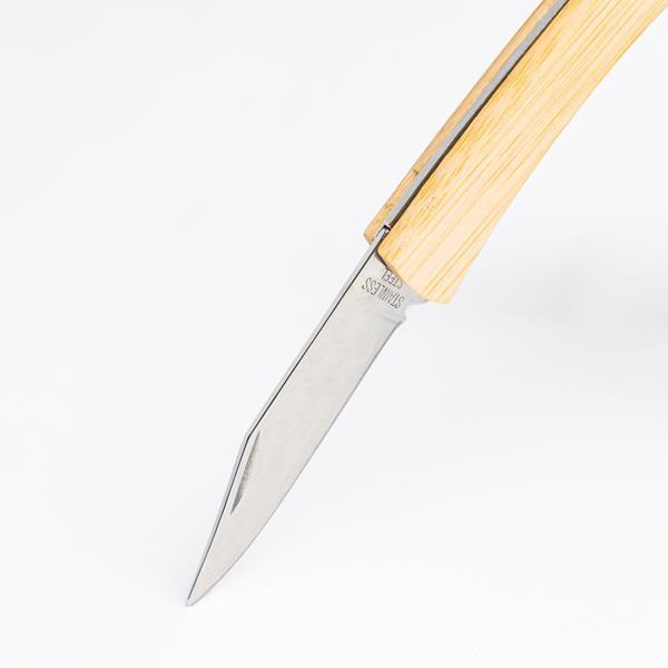 Nóż z bambusową rączką i sznureczkiem-1917667