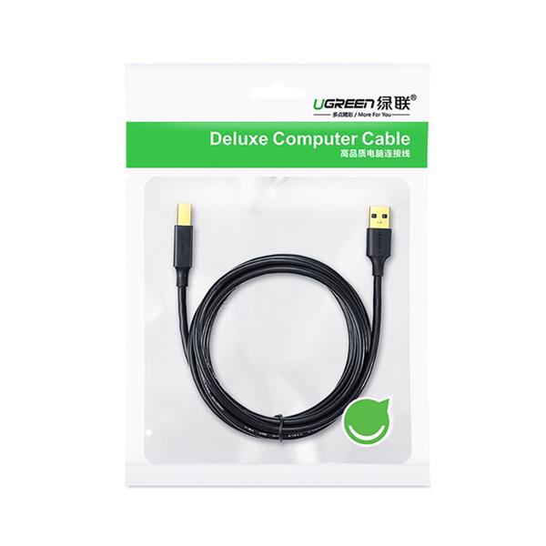 Ugreen kabel USB Typ B do drukarki (męski) - USB 2.0 (męski) 480 Mbps 1 m czarny (US135 20846)-2295897