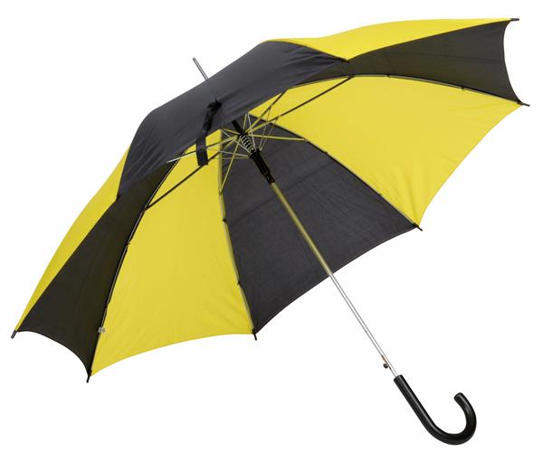 Automatyczny parasol DANCE, czarny, żółty-2303074