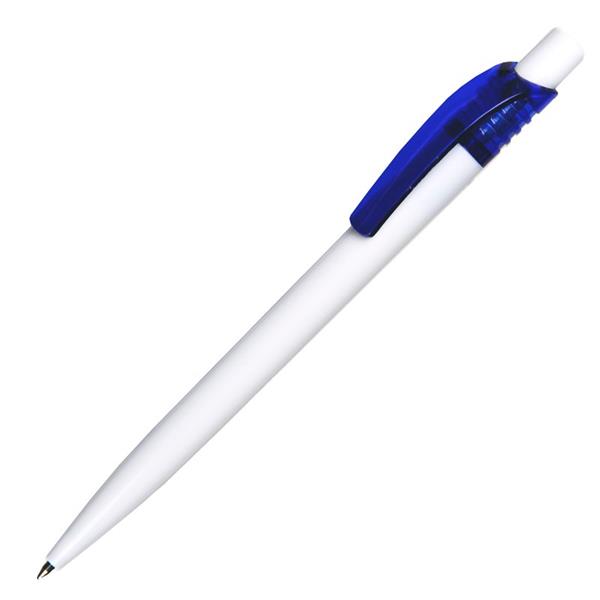 Długopis Easy, niebieski/biały-2010255