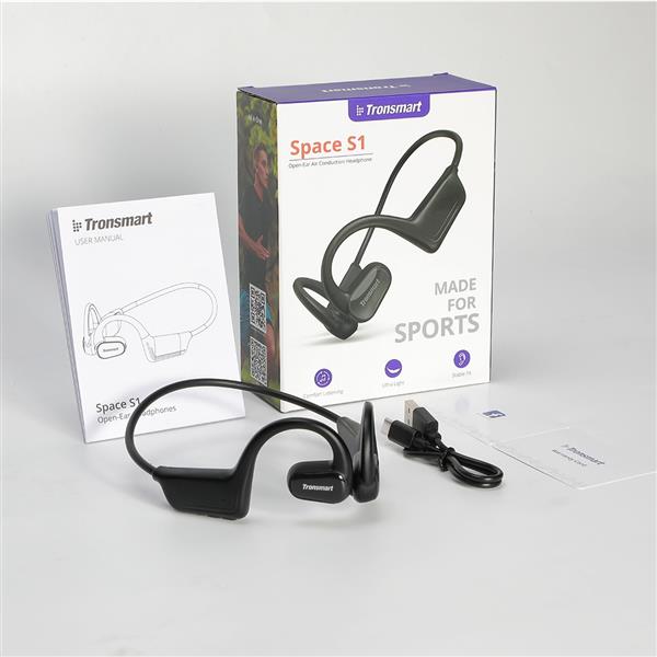 Tronsmart Space S1 słuchawki bezprzewodowe Bluetooth 5.3 czarny-2405657