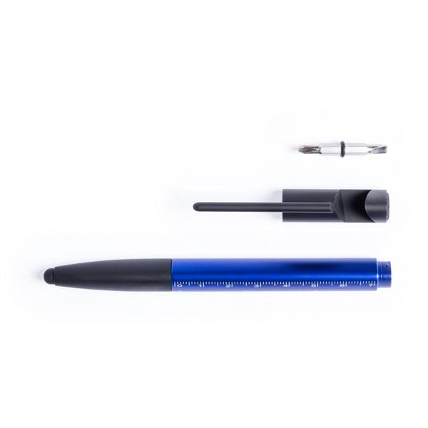 Długopis wielofunkcyjny, czyścik do ekranu, linijka, stojak na telefon, touch pen, śrubokręty-702185