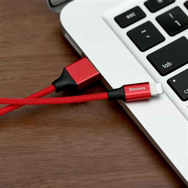 Baseus kabel Yiven USB - Lightning 1,2 m 2A czerwony-2044407