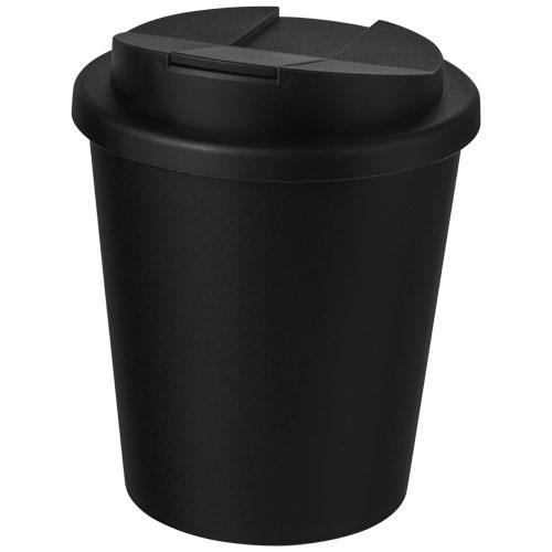 Kubek Americano® Espresso z recyklingu o pojemności 250 ml z pokrywą odporną na zalanie-2338833