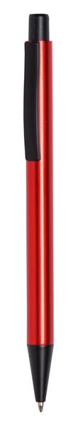 Aluminiowy długopis QUEBEC, czerwony-2306993