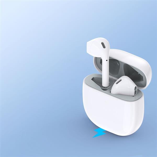 Choetech douszne słuchawki bezprzewodowe TWS Bluetooth 5.0 biały (BH-T02)-2218512