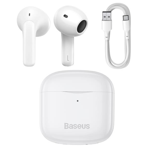 Baseus słuchawki Bluetooth TWS Bowie E3 białe-3013423