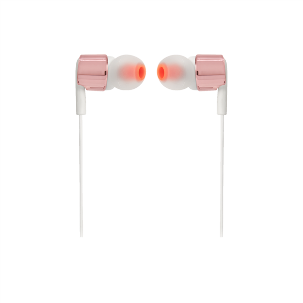 JBL słuchawki przewodowe T210 douszne białe, różowe elementy-2098250