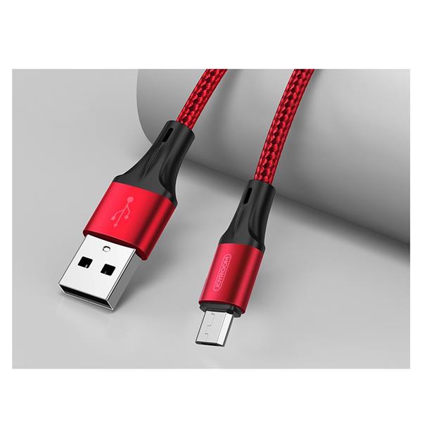 Joyroom kabel USB - micro USB 3 A 0,2 m czerwony (S-0230N1)-2204294