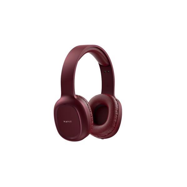 HAVIT słuchawki Bluetooth H2590BT nauszne czerwone-3002810