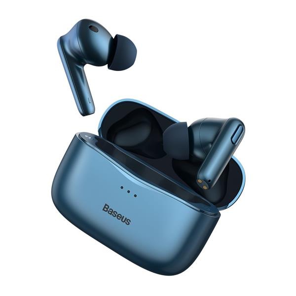 Baseus SIMU S2 bezprzewodowe słuchawki Bluetooth 5.0 TWS z aktywną redukcją szumów ANC niebieski (NGS2-03)-2198949